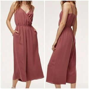 Wilfred Melodie Jumpsuit Apple Butter Pink Sleeveless‎ Wide Leg Small NWT